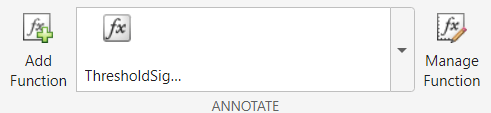 Annotate gallery showing ThresholdSIgnalValue