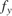 $f_{y}$