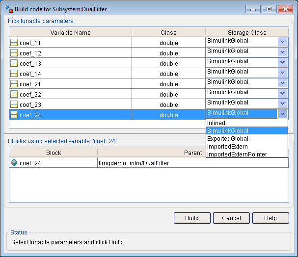 TLM ジェネレーターを使ってみる