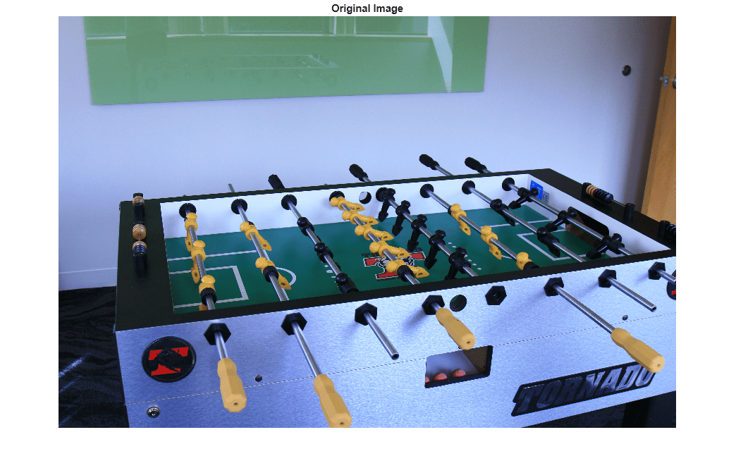Figure contains an axes object. The hidden axes object with title Original Image contains an object of type image.