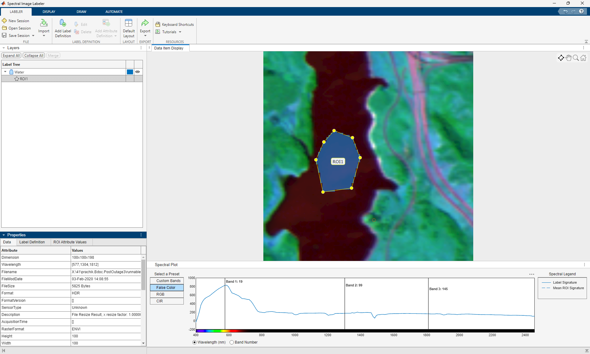 Spectral Image Labeler app