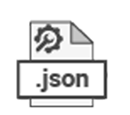 A JSON configuration file