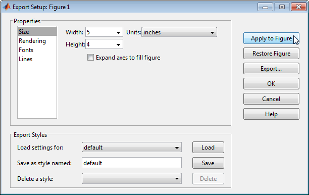 size matlab