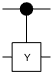 Symbol of controlled Y gate