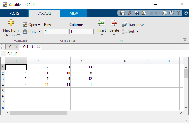 変数の作成と編集 Matlab Simulink Mathworks 日本