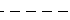 Sample of a dashed line