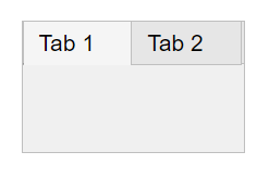 Tab UI container