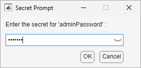 Secret Prompt screen