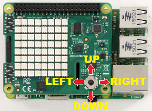Raspberry Pi SenseHAT Joystick