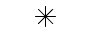 Sample of asterisk marker