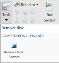 Select Remove Risk Factors live task