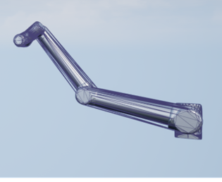 Visual geometry of robot with Unreal Engine collision