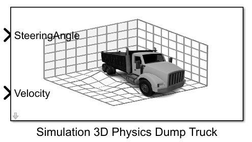 Sim 3D Physics Dump Truck Block Icon