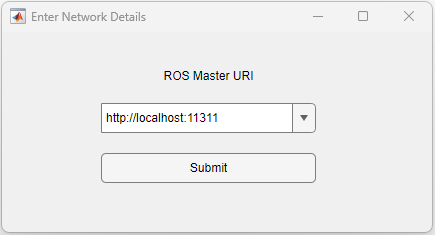 ROS Master URI in ROS Data Analyzer