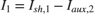 $I_1 = I_{sh,1} - I_{aux,2}$