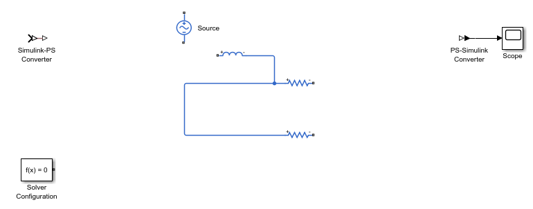 Model diagram with connection rerouted