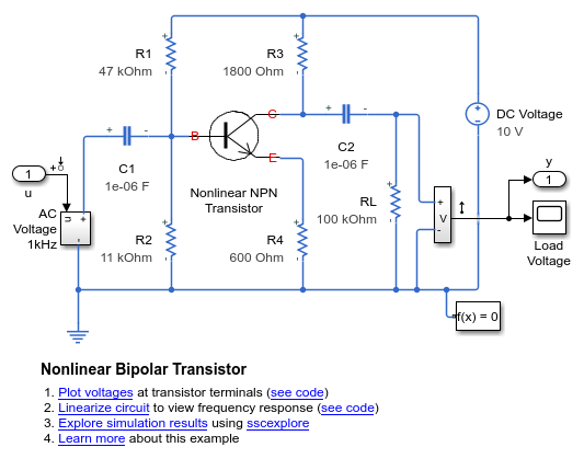 電子回路の線形化 - MATLAB & Simulink - MathWorks 日本