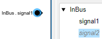 InBus with a new element named signal1 nested under signal2