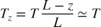 $$T_z= T\frac{L-z}{L}\simeq T$$