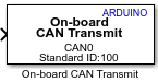 Arduino On-board CAN Transmit block icon