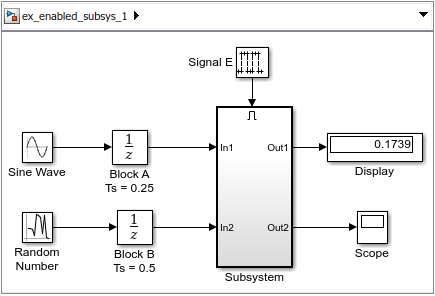 Enabled Subsystem の使用 Matlab Simulink Mathworks 日本