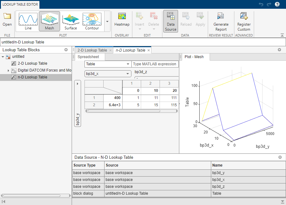 Matlab からのルックアップ テーブル データのインポート Matlab Simulink Mathworks 日本