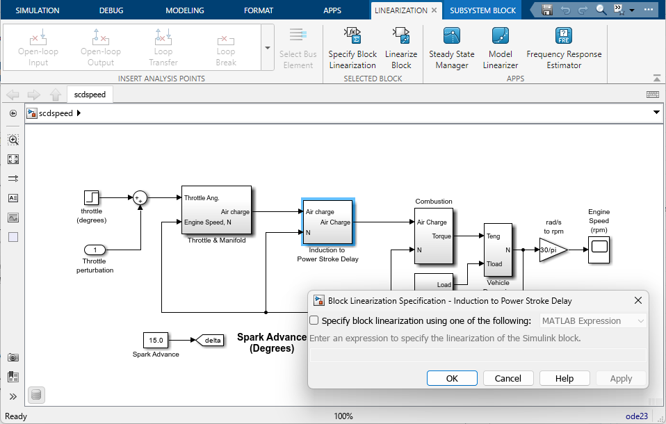 Linearization Manager app