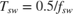 $T_{sw} = 0.5/f_{sw}$