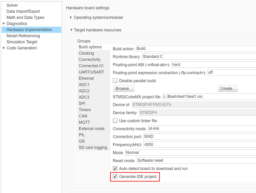 Target hardware resource