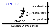 block icon for LSM6DSO IMU Sensor