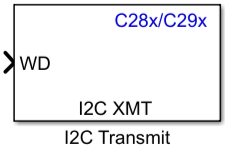 C28x I2C Transmit block