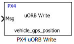 PX4 uORB Write block