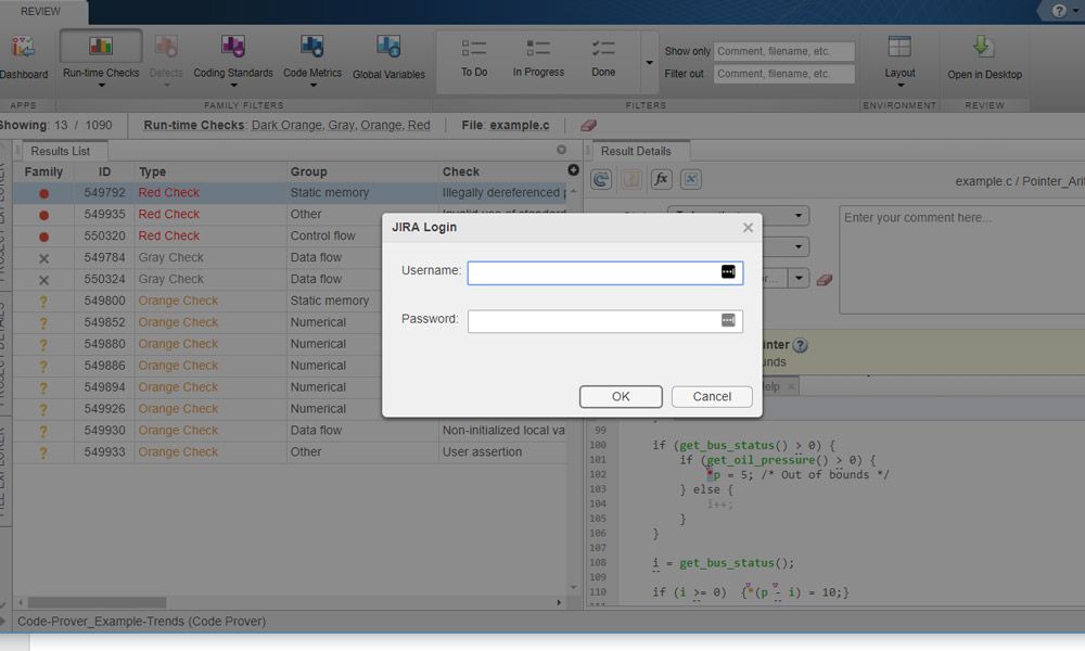 Polyspace Access によるチームの共同作業