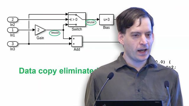 Hear how Embedded Coder supports automatic data buffer reuse, user-specified reuse, and starting in R2018a, an intuitive user-suggested data reuse option that minimizes unnecessary data copies in generated code.
