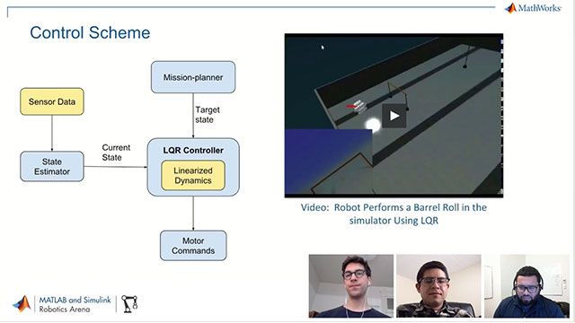 LQR Control of an Autonomous Underwater Vehicle - MATLAB