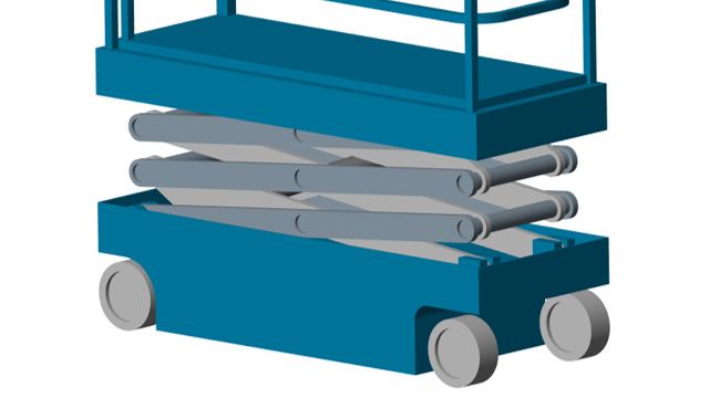 Modeling a Scissor Lift - MATLAB & Simulink